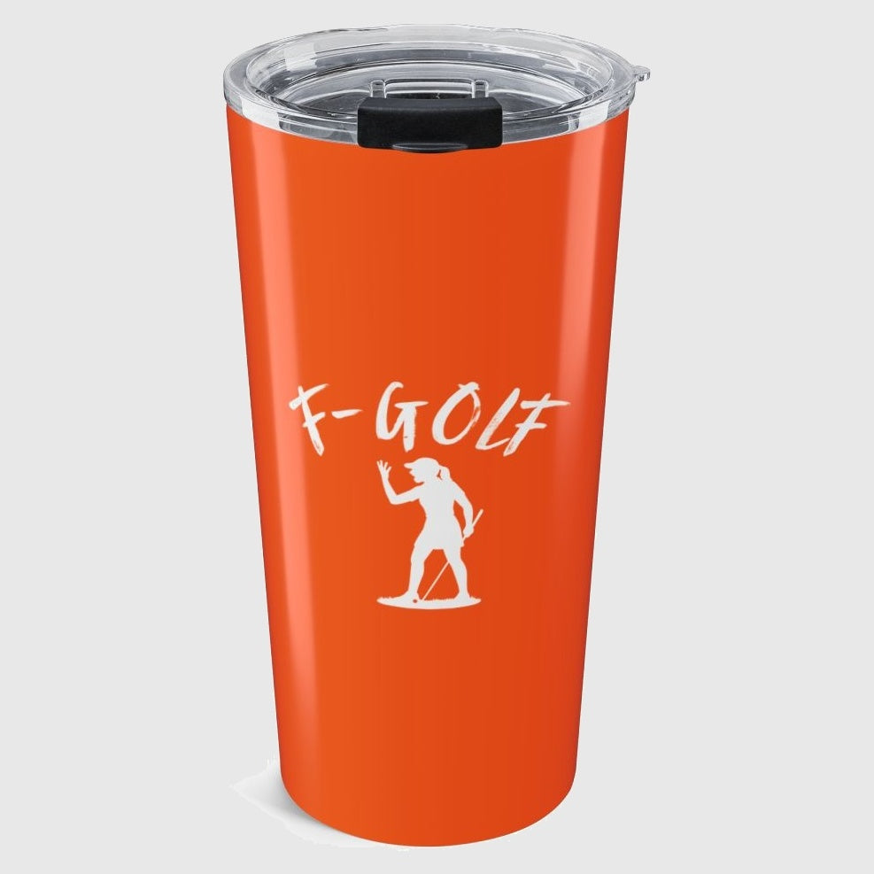 F-Golf (Female) - 20oz Tumbler in Orange