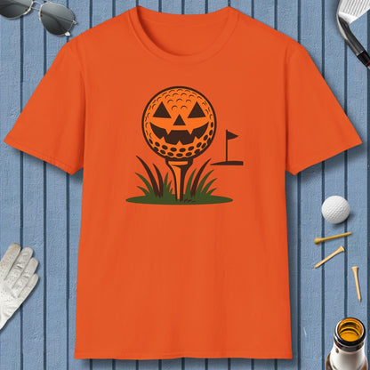 Tee Time Terror - Adult Golf T-Shirt in Orange