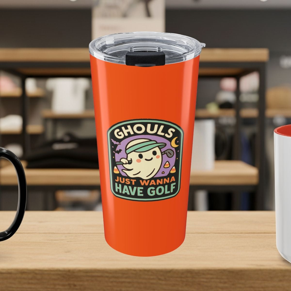 Ghouls Just Wanna Have Golf - 20oz Tumbler in Orange