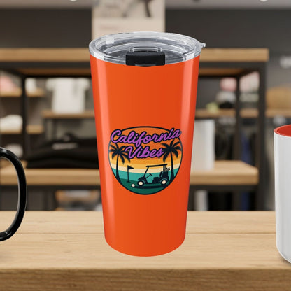 Golf Vibes - California Coast Edition - 20oz Tumbler in Orange