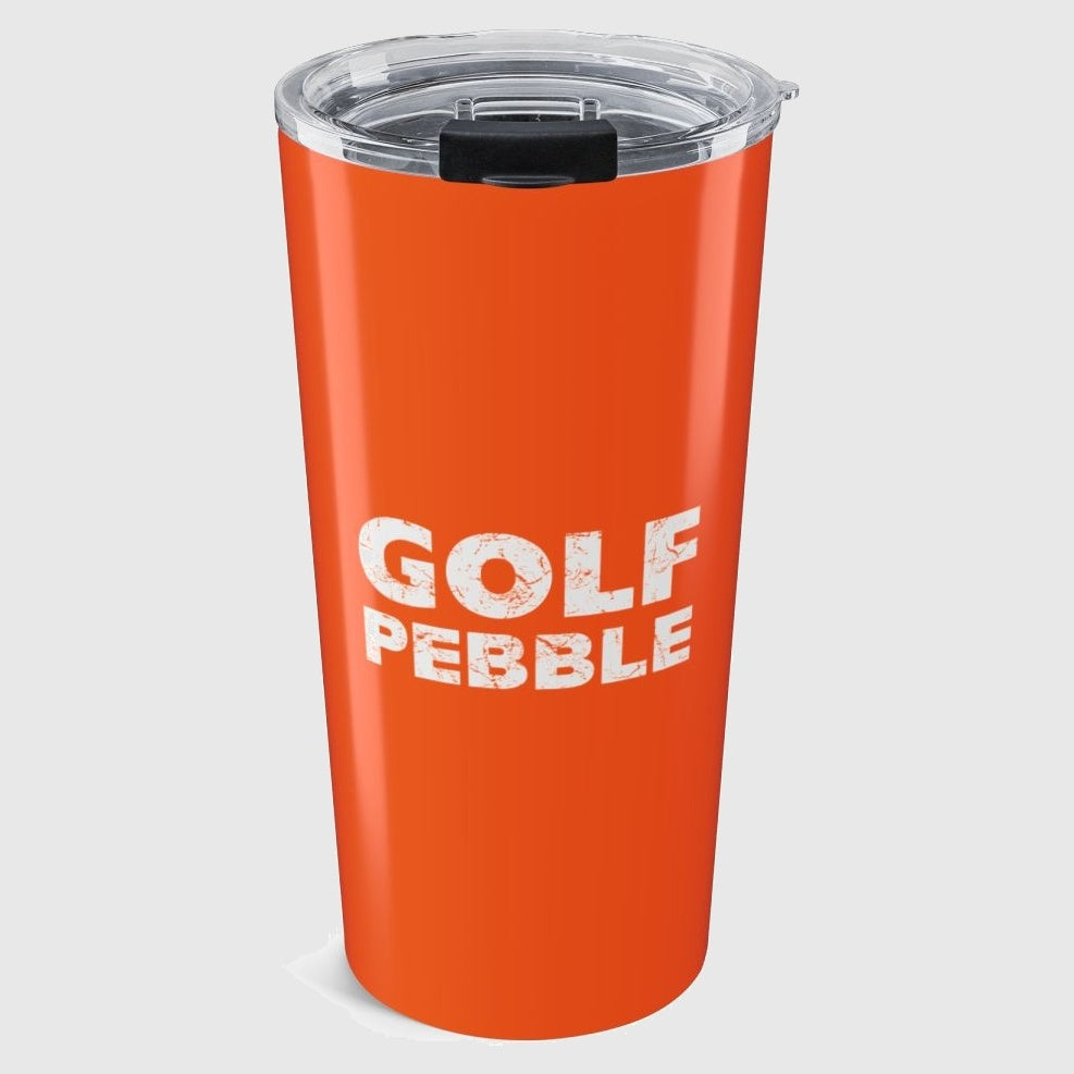 Golf Pebble - 20oz Tumbler in Orange