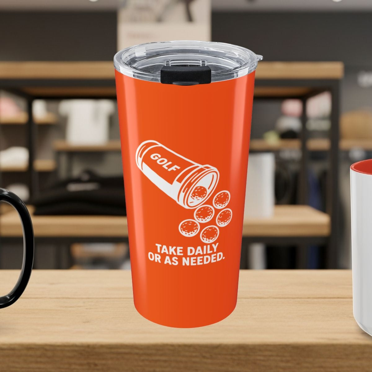 Golf Prescription - 20oz Tumbler in Orange