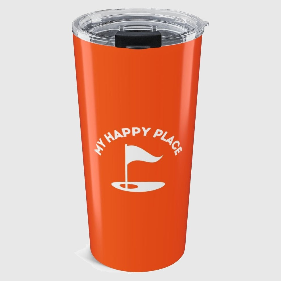 My Happy Place - 20oz Tumbler in Orange