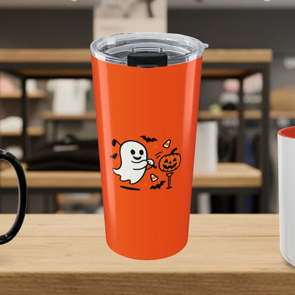 Ghost Tee Off - 20oz Tumbler in Orange