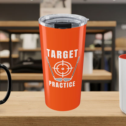 Target Practice - 20oz Tumbler in Orange