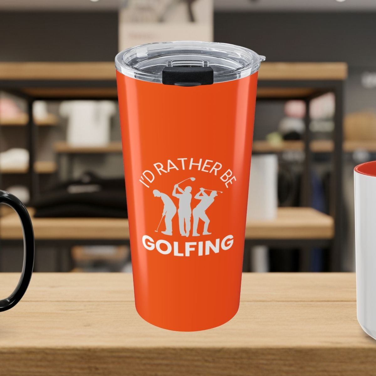 I'd Rather Be Golfing - 20oz Tumbler in Orange