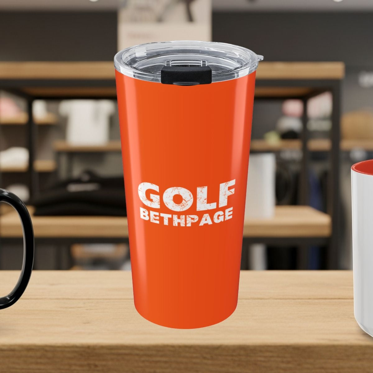 Golf Bethpage - 20oz Tumbler in Orange