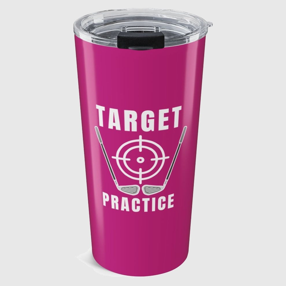 Target Practice - 20oz Tumbler in Pink