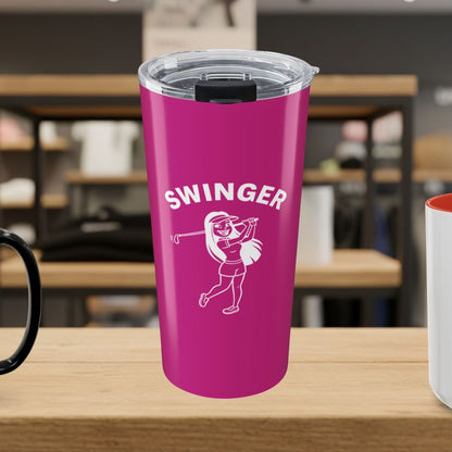 Retro Swinger Women's - 20oz Tumbler in Pink