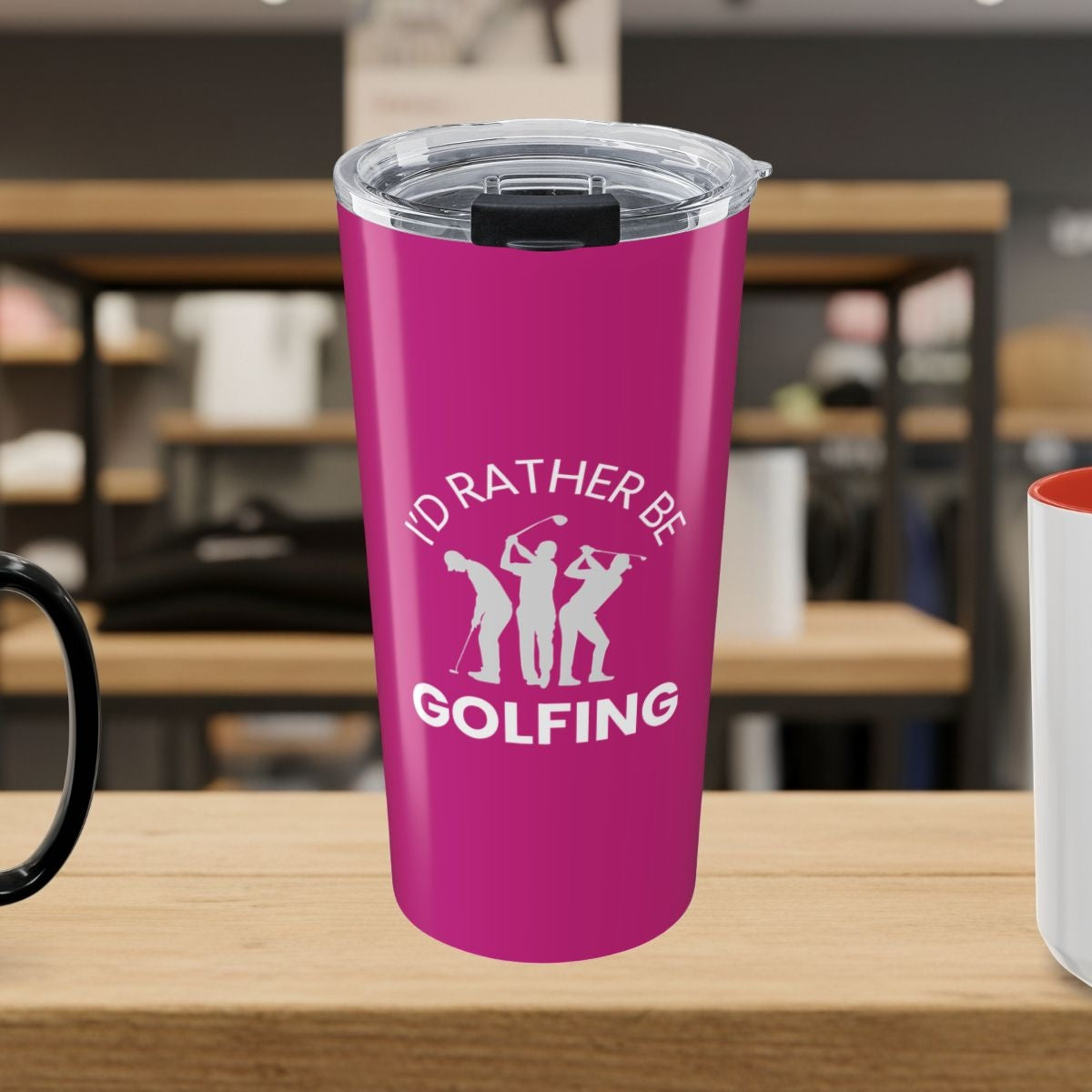 I'd Rather Be Golfing - 20oz Tumbler in Pink