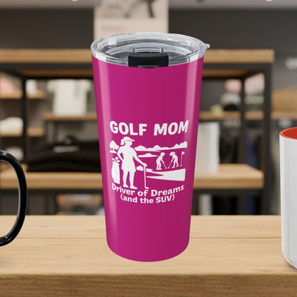 Golf Mom - 20oz Tumbler in Pink