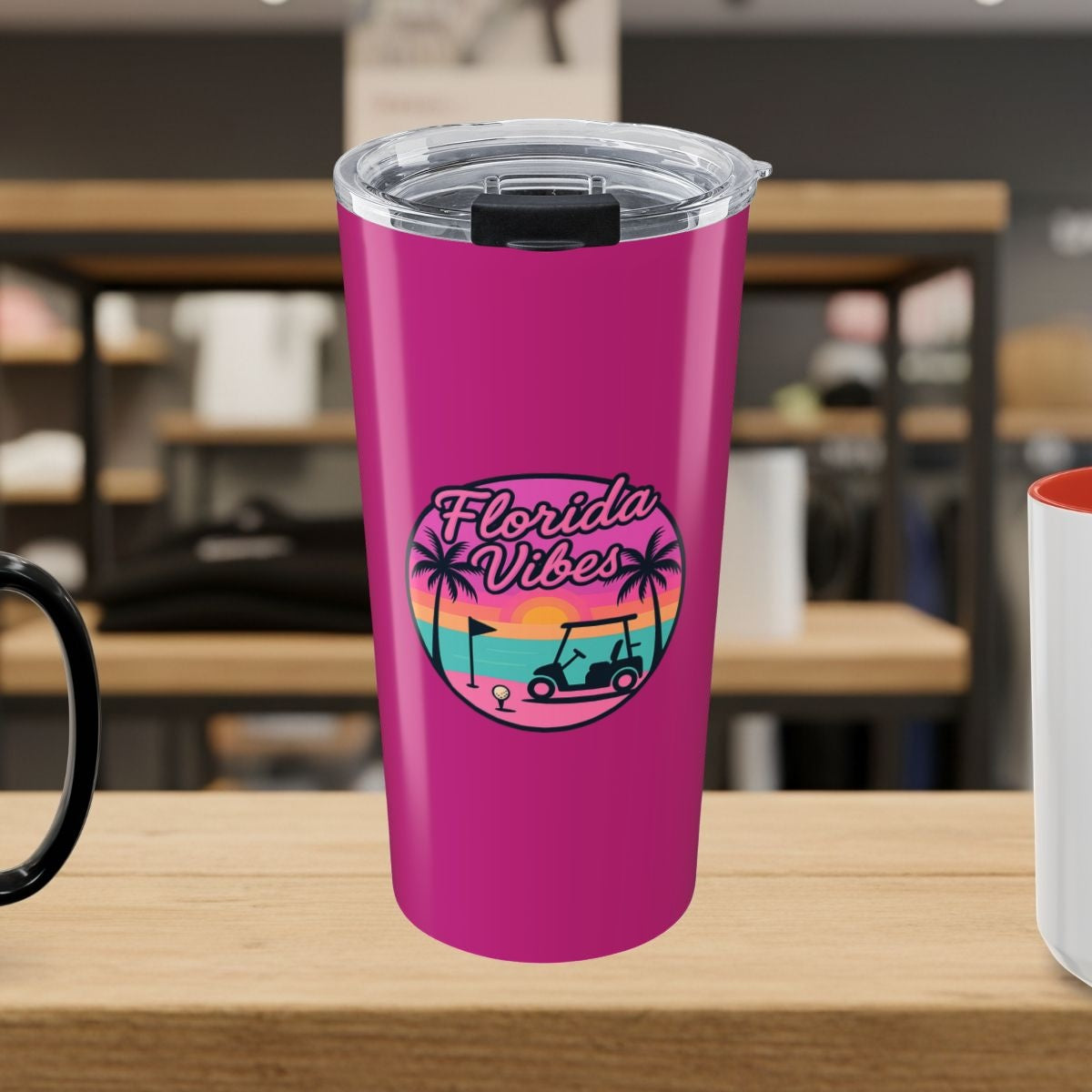 Golf Vibes - Florida Sunshine Edition - 20oz Tumbler in Pink