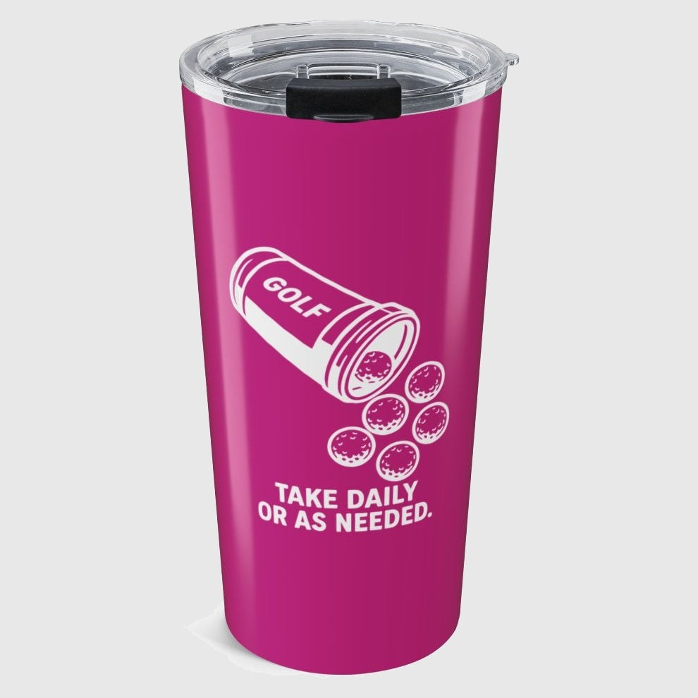 Golf Prescription - 20oz Tumbler in Pink