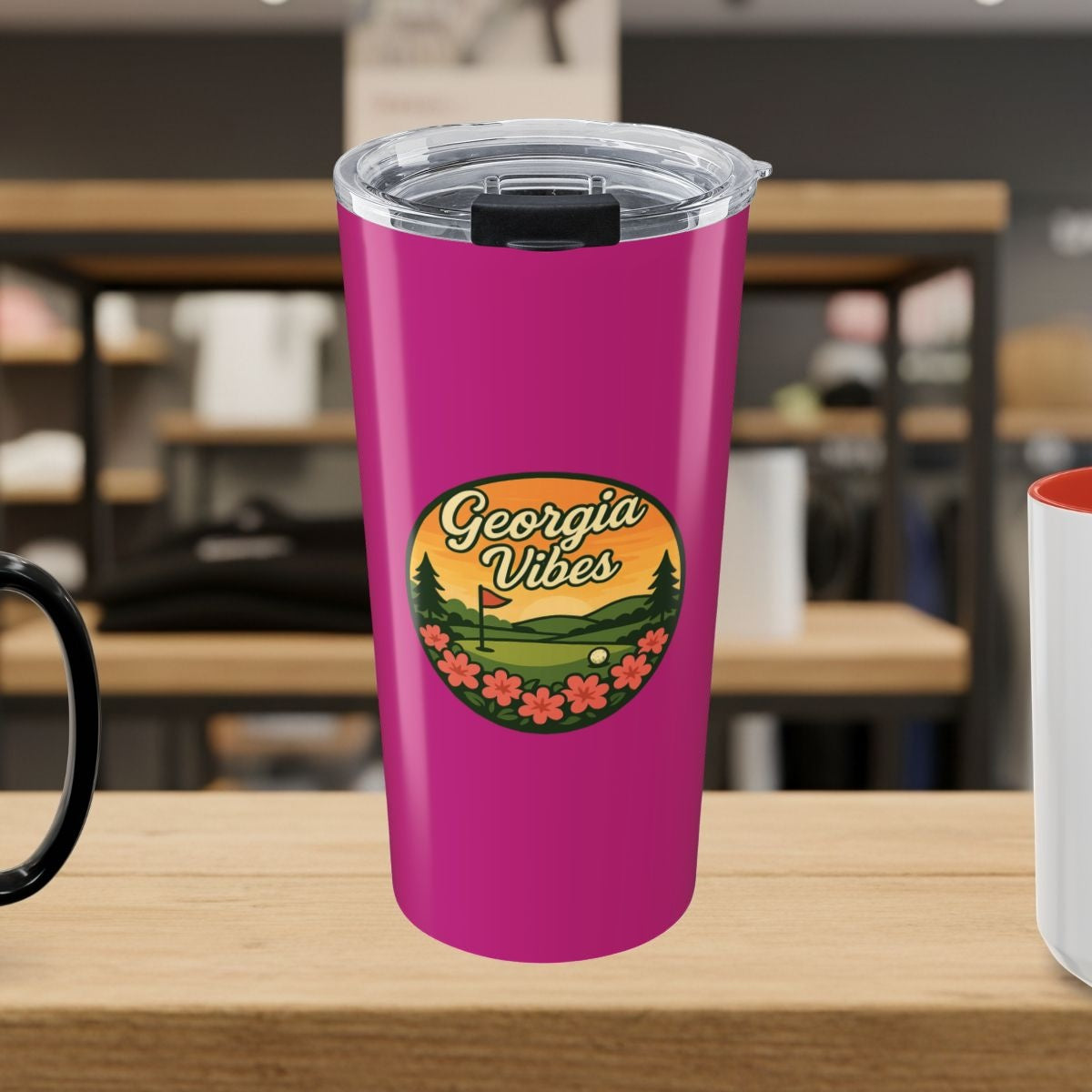 Golf Vibes - Georgia Azalea Edition - 20oz Tumbler in Pink