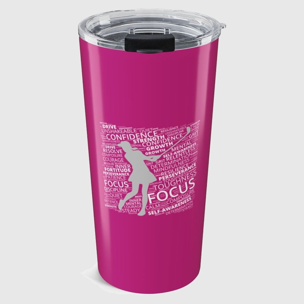 Unleash Your Mental Game (Female) - 20oz Tumbler in Pink