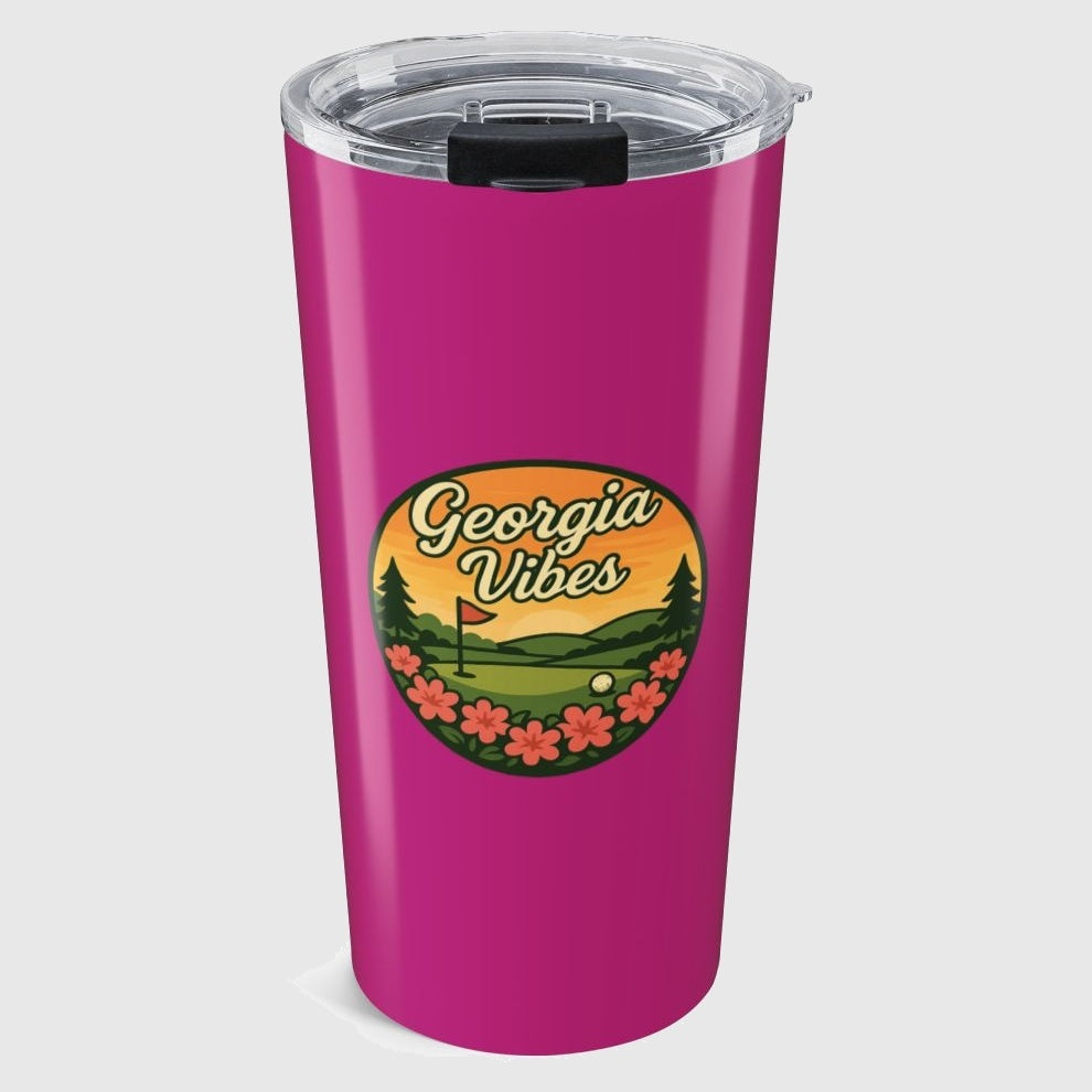 Golf Vibes - Georgia Azalea Edition - 20oz Tumbler in Pink