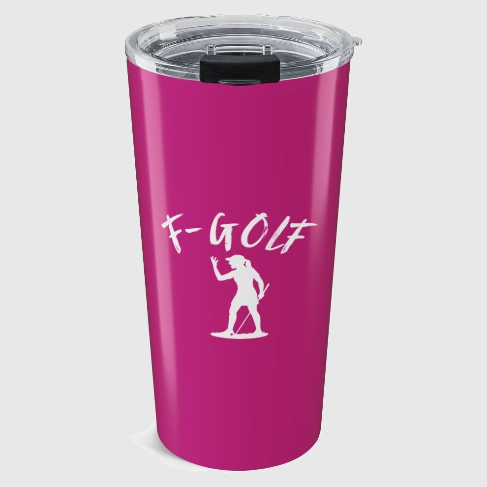 F-Golf (Female) - 20oz Tumbler in Pink
