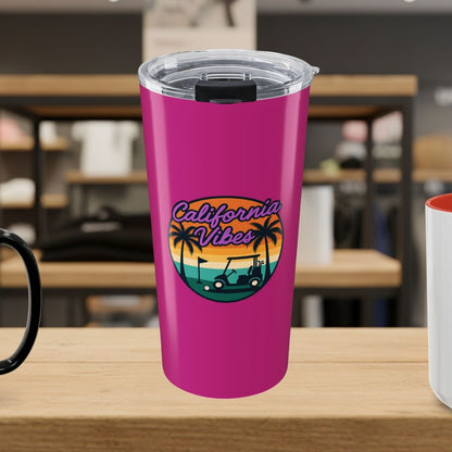 Golf Vibes - California Coast Edition - 20oz Tumbler in Pink