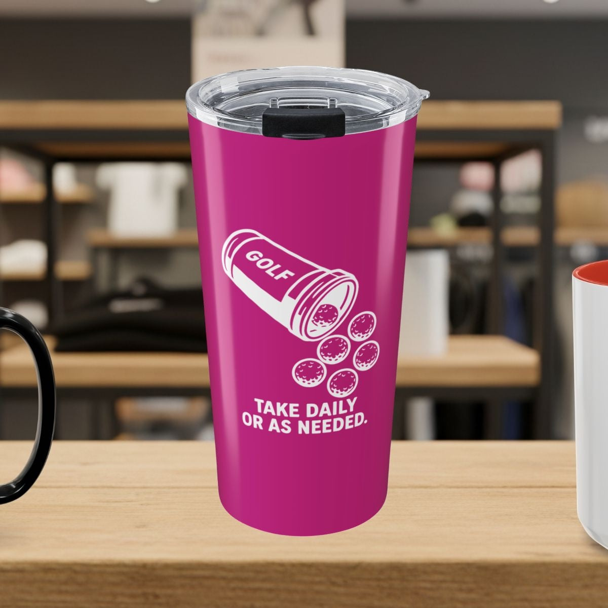 Golf Prescription - 20oz Tumbler in Pink