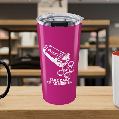 Golf Prescription - 20oz Tumbler in Pink