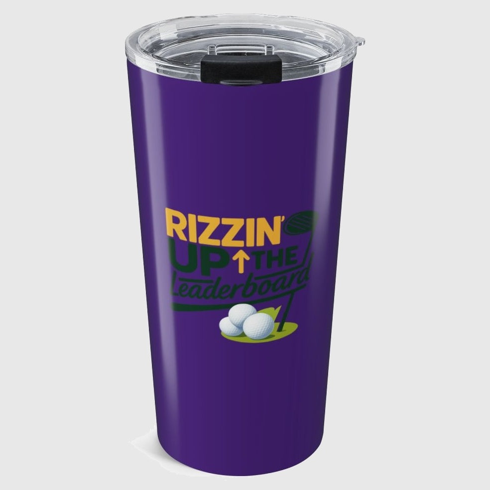 Rizzin' Up The Leaderboard - 20oz Tumbler in Purple