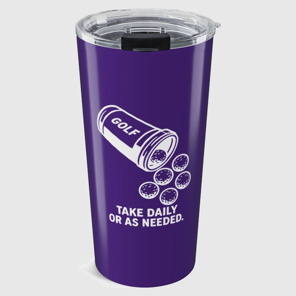 Golf Prescription - 20oz Tumbler in Purple