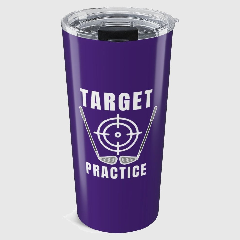 Target Practice - 20oz Tumbler in Purple