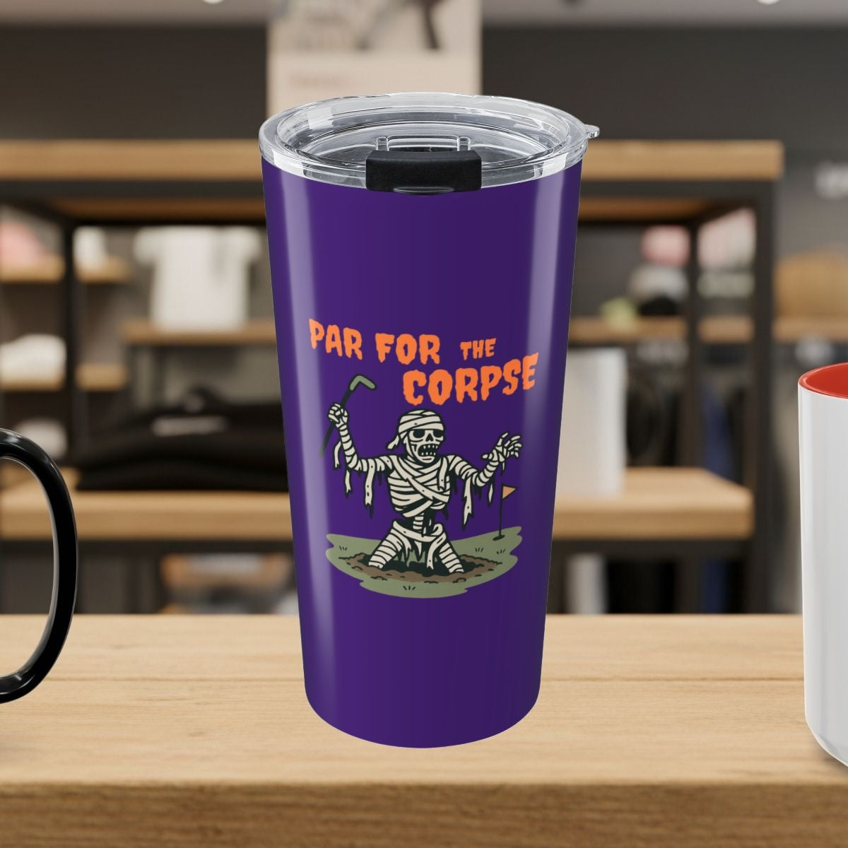 Par for the Corpse - 20oz Tumbler in Purple