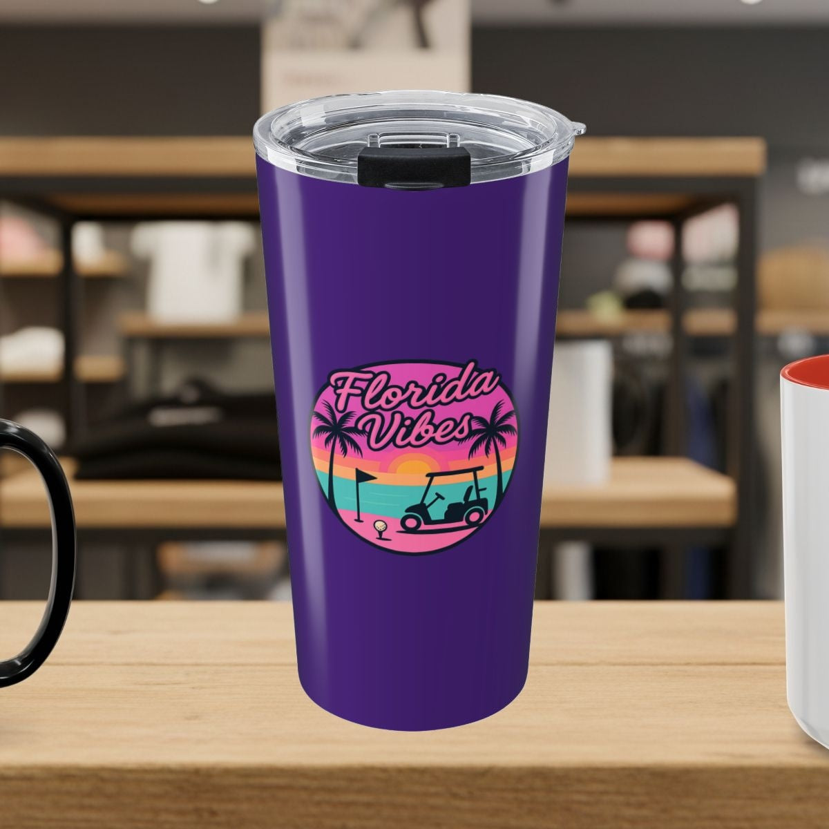 Golf Vibes - Florida Sunshine Edition - 20oz Tumbler in Purple