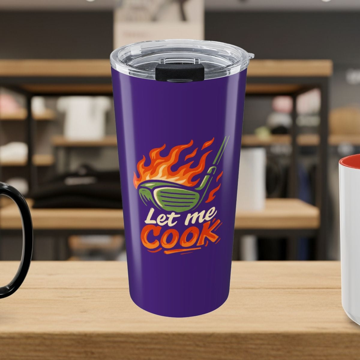 Let Me Cook - 20oz Tumbler in Purple