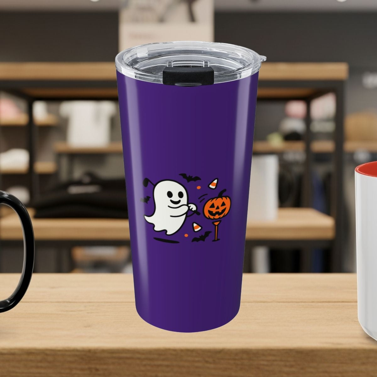Ghost Tee Off - 20oz Tumbler in Purple