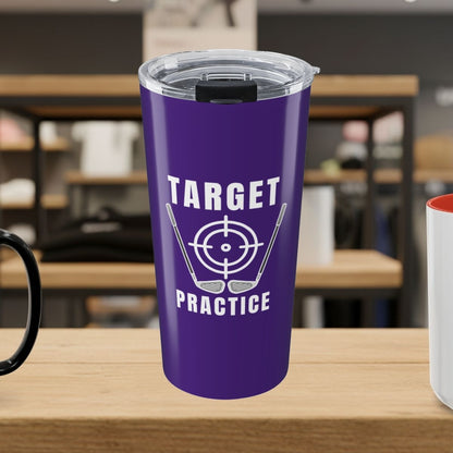 Target Practice - 20oz Tumbler in Purple