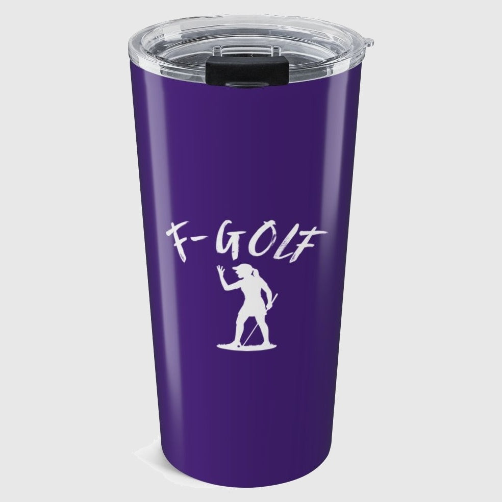 F-Golf (Female) - 20oz Tumbler in Purple