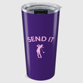 SEND IT (Female) - 20oz Tumbler in Purple