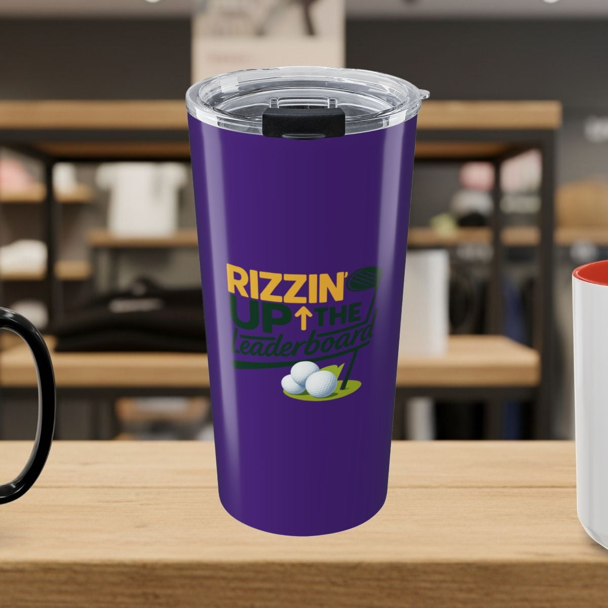 Rizzin' Up The Leaderboard - 20oz Tumbler in Purple