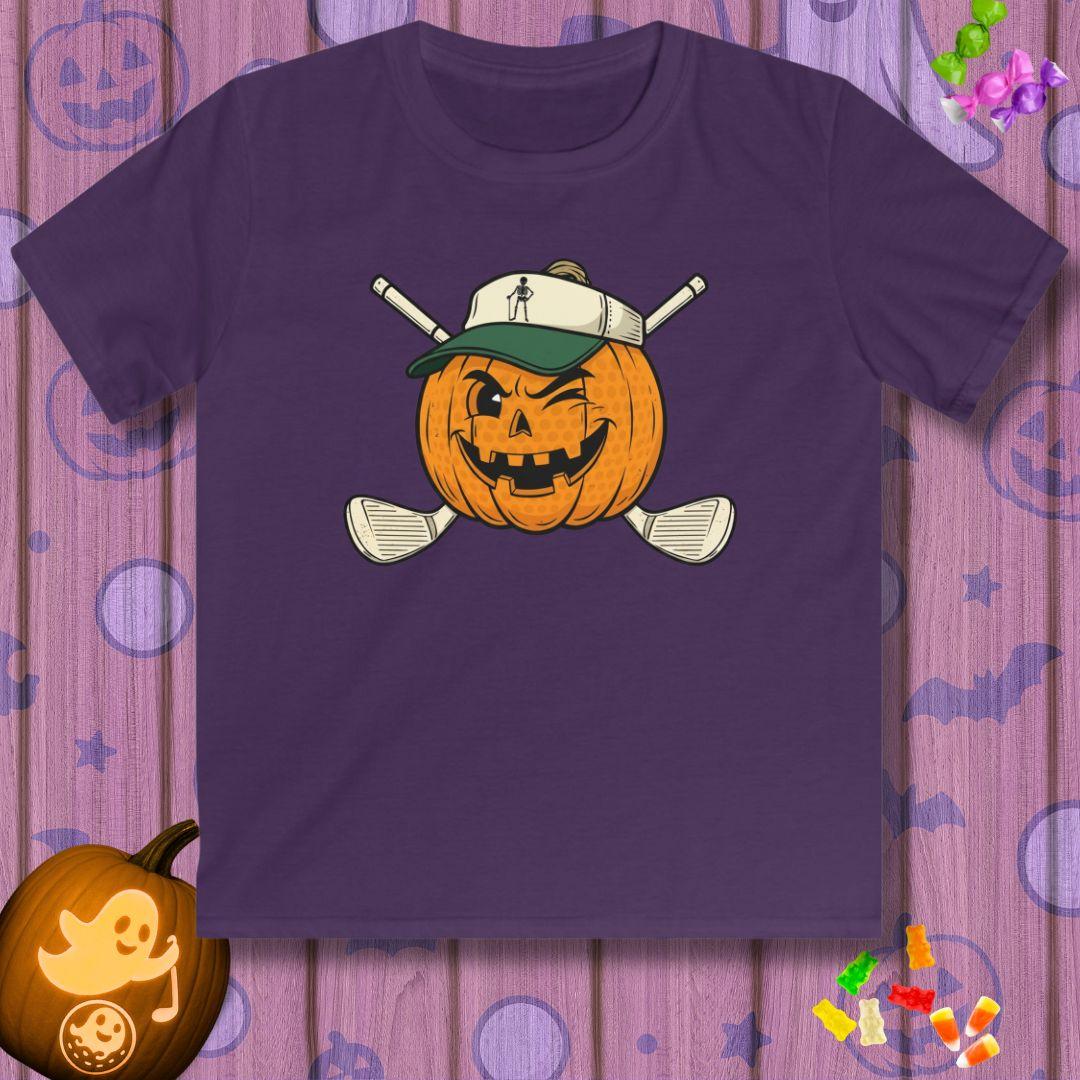 Golf or Gourd - Youth Halloween Golf T-Shirt