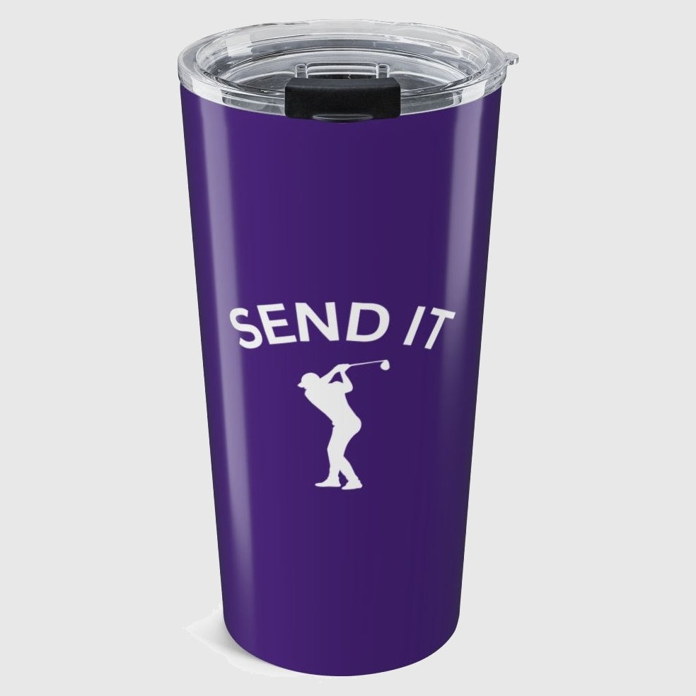 SEND IT (Male) - 20oz Tumbler in Purple