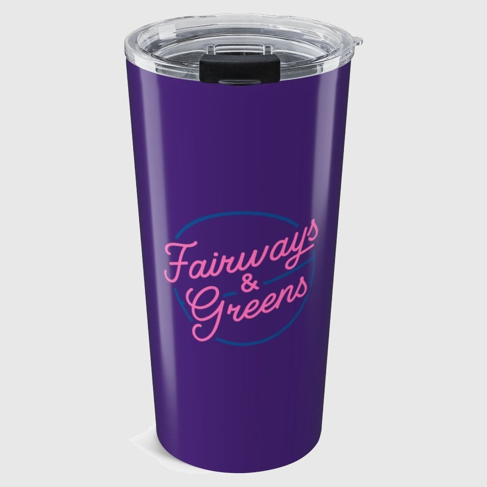 Fairways & Greens - 20oz Tumbler in Purple