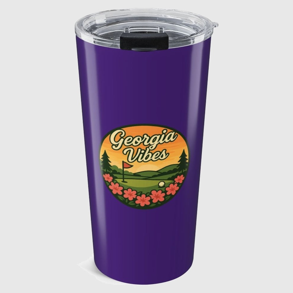 Golf Vibes - Georgia Azalea Edition - 20oz Tumbler in Purple