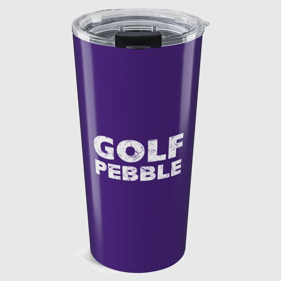 Golf Pebble - 20oz Tumbler in Purple