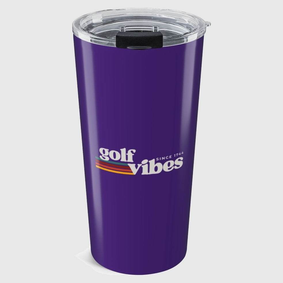 Golf Vibes - 20oz Tumbler in Purple