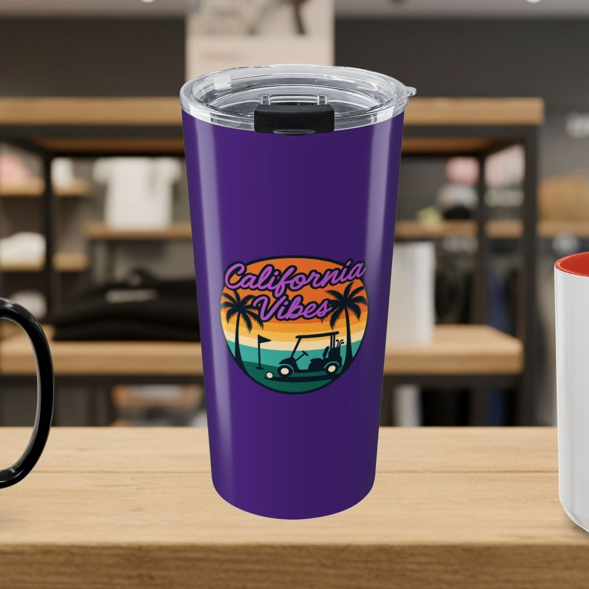 Golf Vibes - California Coast Edition - 20oz Tumbler in Purple