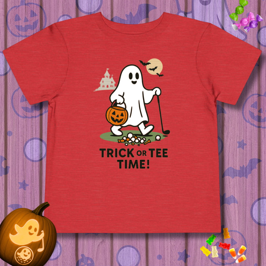 Trick or Tee Time - Toddler Halloween T-shirt