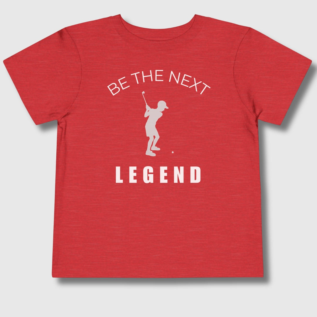BE THE NEXT LEGEND (Boys) - Toddler Golf T-Shirt in Red