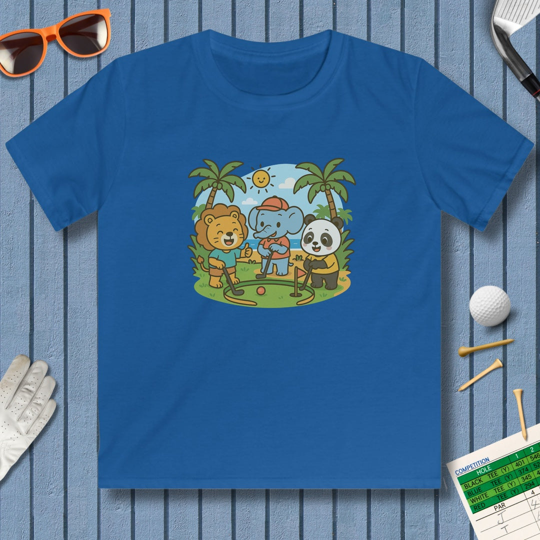 It's a zoo out here - Youth Golf T-Shirt in Royal