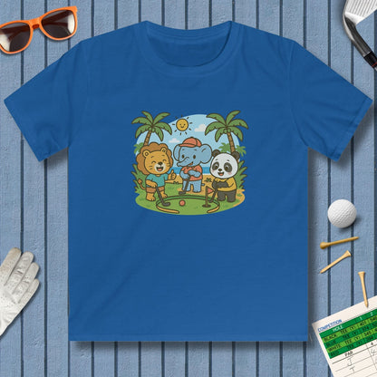It's a zoo out here - Youth Golf T-Shirt in Royal