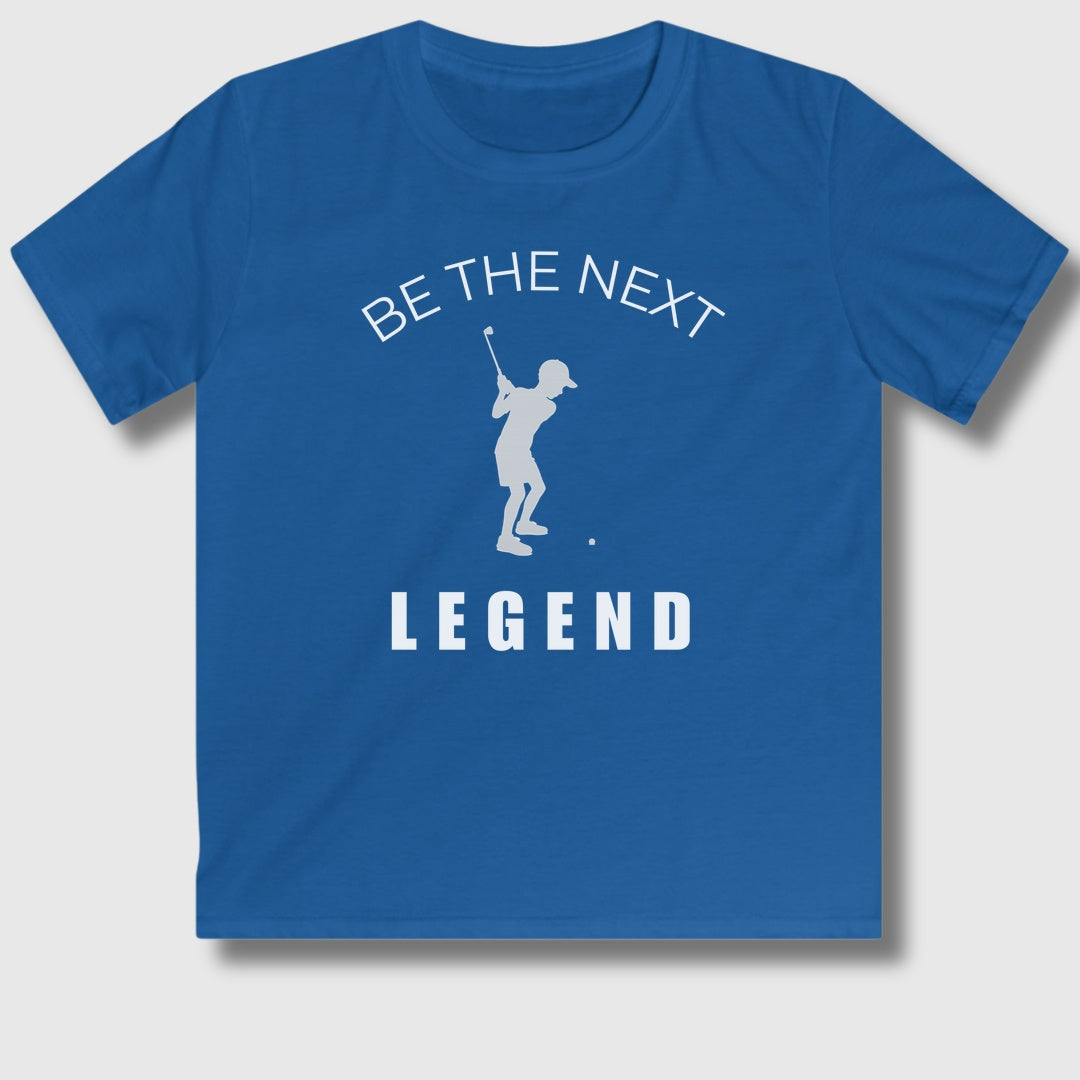 BE THE NEXT LEGEND (Boys) - Youth Golf T-Shirt in Royal