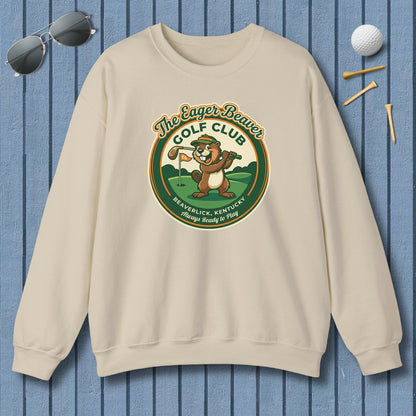 THE EAGER BEAVER GOLF CLUB - Adult Golf Sweatshirt in Sand