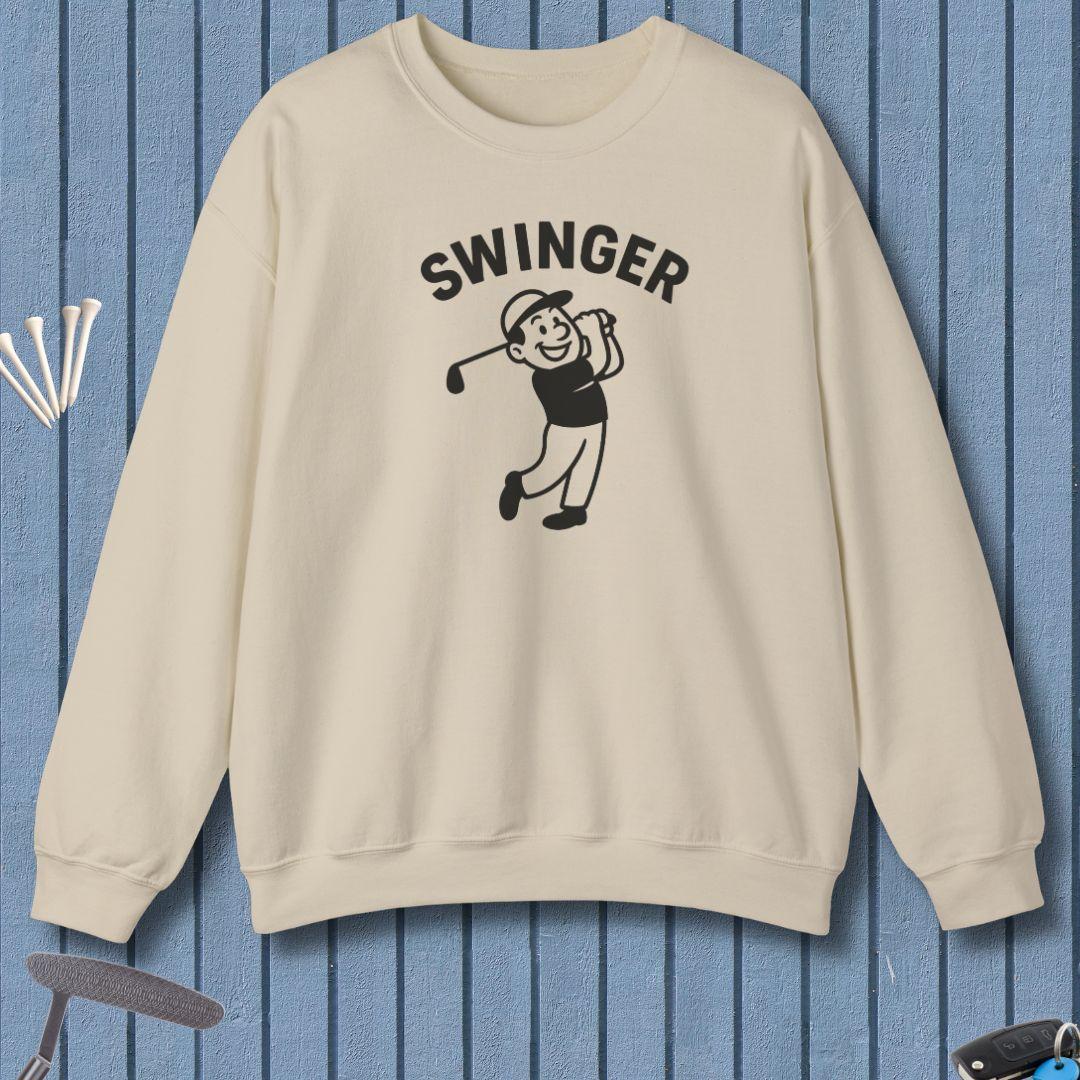 Swinger - Retro Cartoon Golf Sweatshirt
