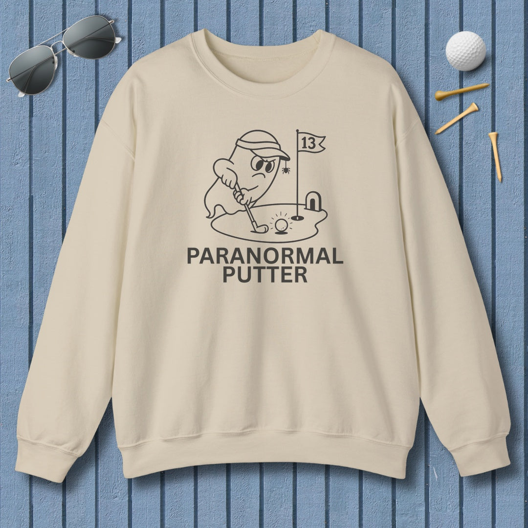 Paranormal Putter - Adult Golf Sweatshirt in Sand